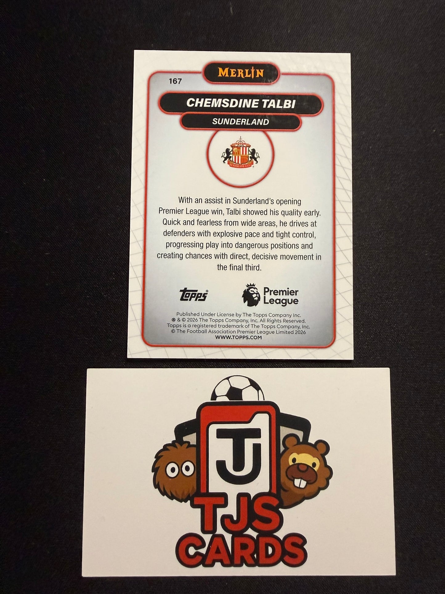Chemsdine Talbi - Green Mojo /99 - TOPPS Merlin Premier League 2026