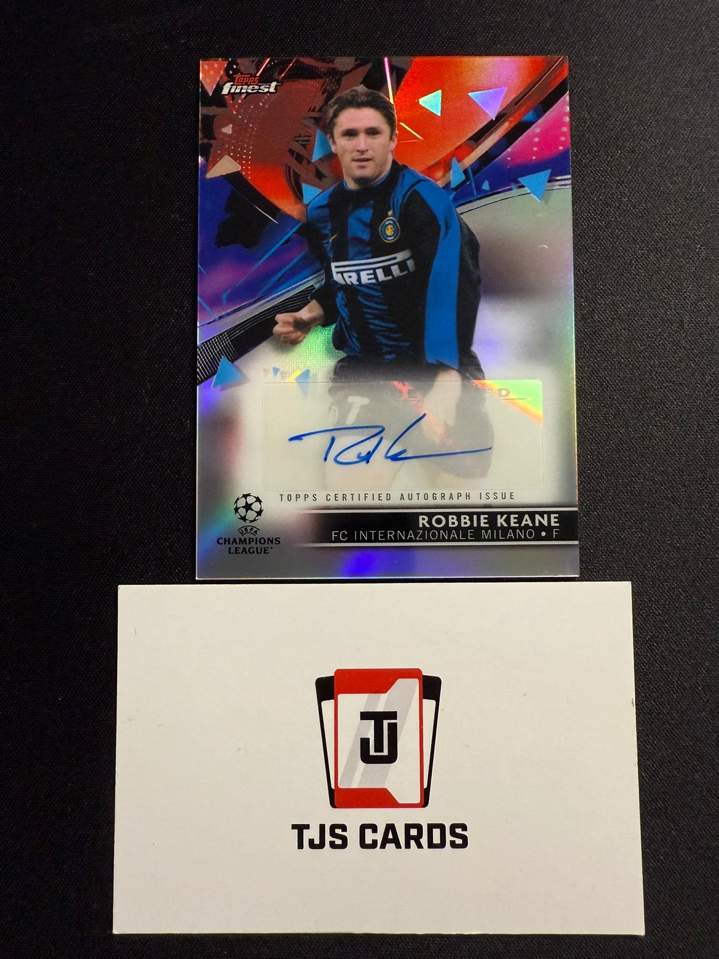Robbie Keane - Auto - TOPPS Finest UCL 2021/22