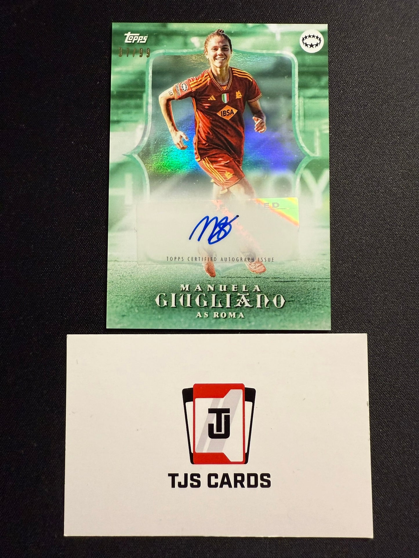 Manuela Giugliano - Green Auto /99 - TOPPS Bonmati Curated Set 2023/24
