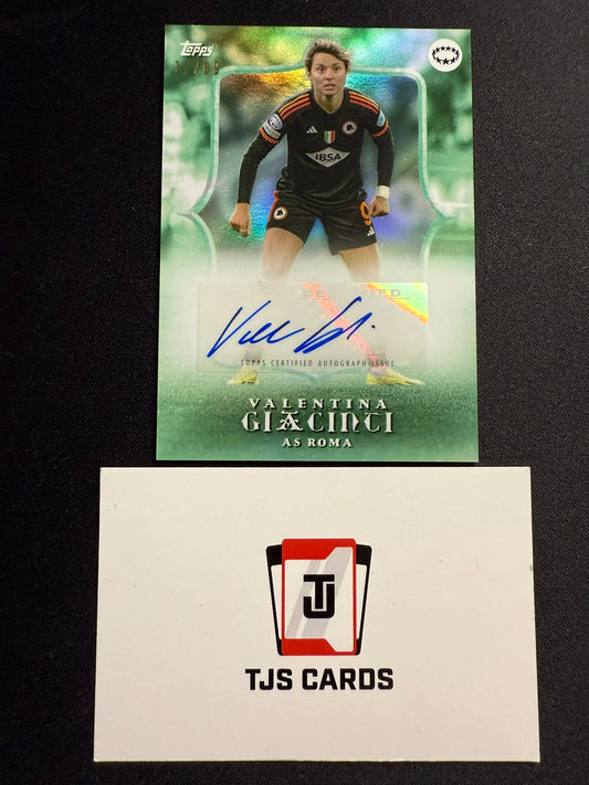 Valentina Giacinti - Green Auto /99 - TOPPS Bonmati Curated Set 2023/24