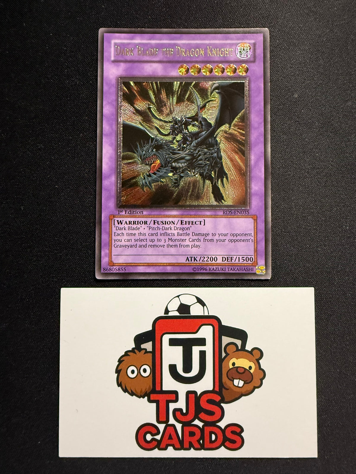 Dark Blade The Dragon Knight - Ultimate Rare 1st Edition RDS-EN035 - YuGiOh