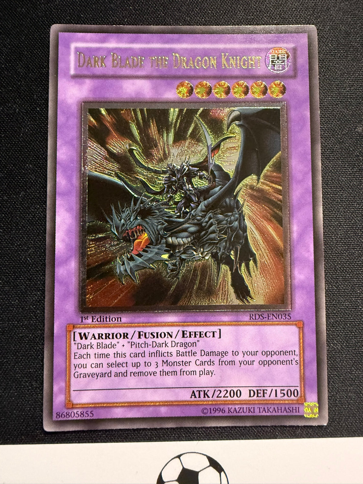 Dark Blade The Dragon Knight - Ultimate Rare 1st Edition RDS-EN035 - YuGiOh