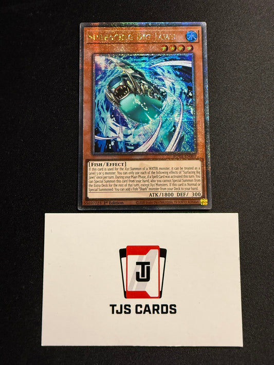 Surfacing Big Jaws - Quarter Century Secret Rare ROTA-EN001 - YuGiOh