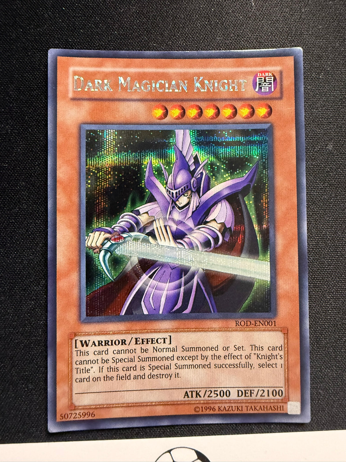 Dark Magician Knight - Prismatic Secret Rare ROD-EN001 - YuGiOh