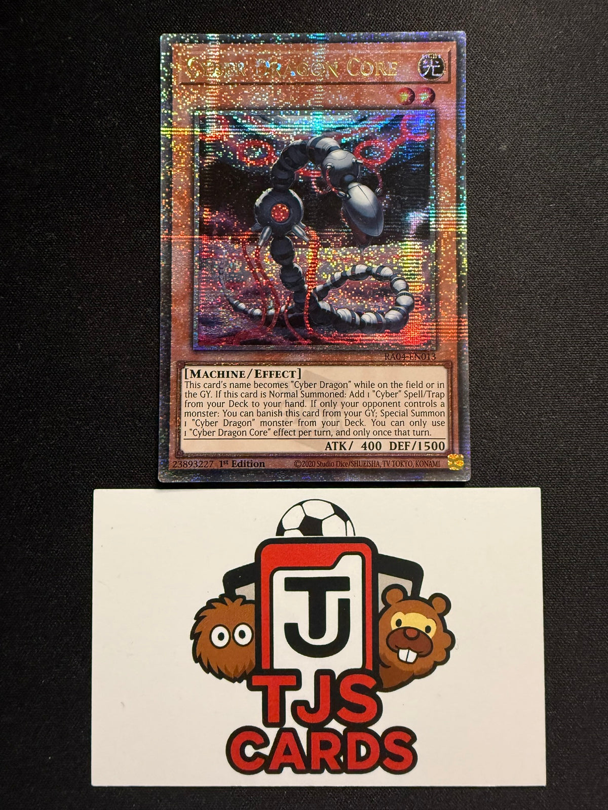 Cyber Dragon Core - Quarter Century Secret Rare 1st Edition RA04-EN013 - YuGiOh