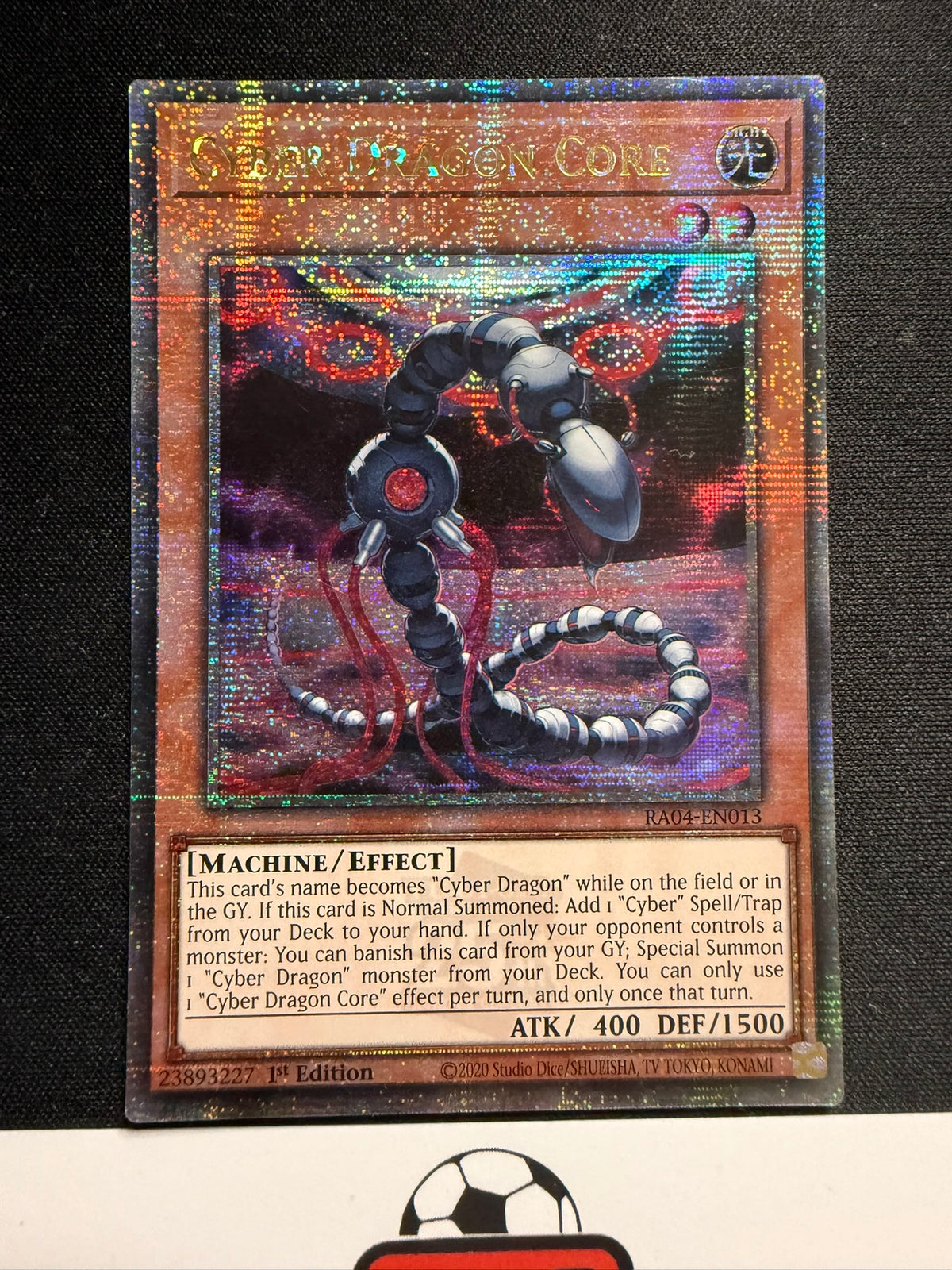 Cyber Dragon Core - Quarter Century Secret Rare 1st Edition RA04-EN013 - YuGiOh