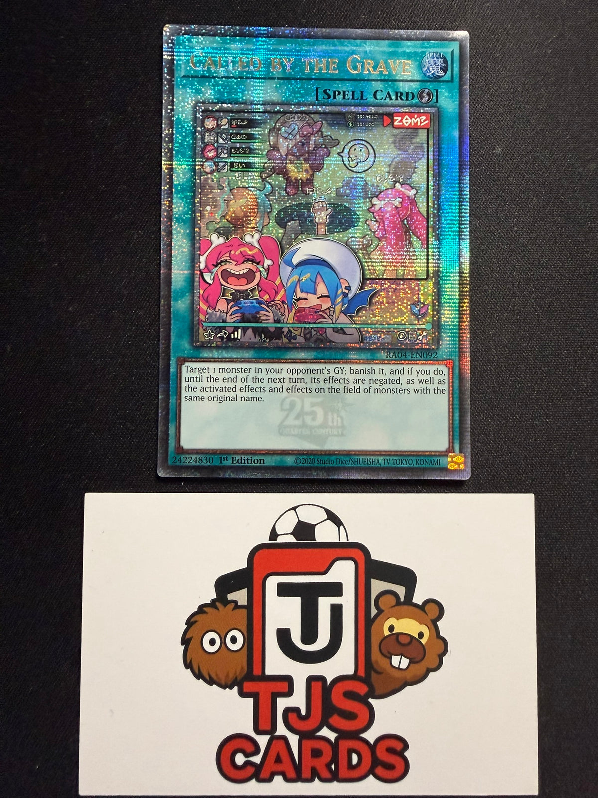 Called By The Grave - Quarter Century Secret Rare 1st Edition RA04-EN013 - LP - YuGiOh
