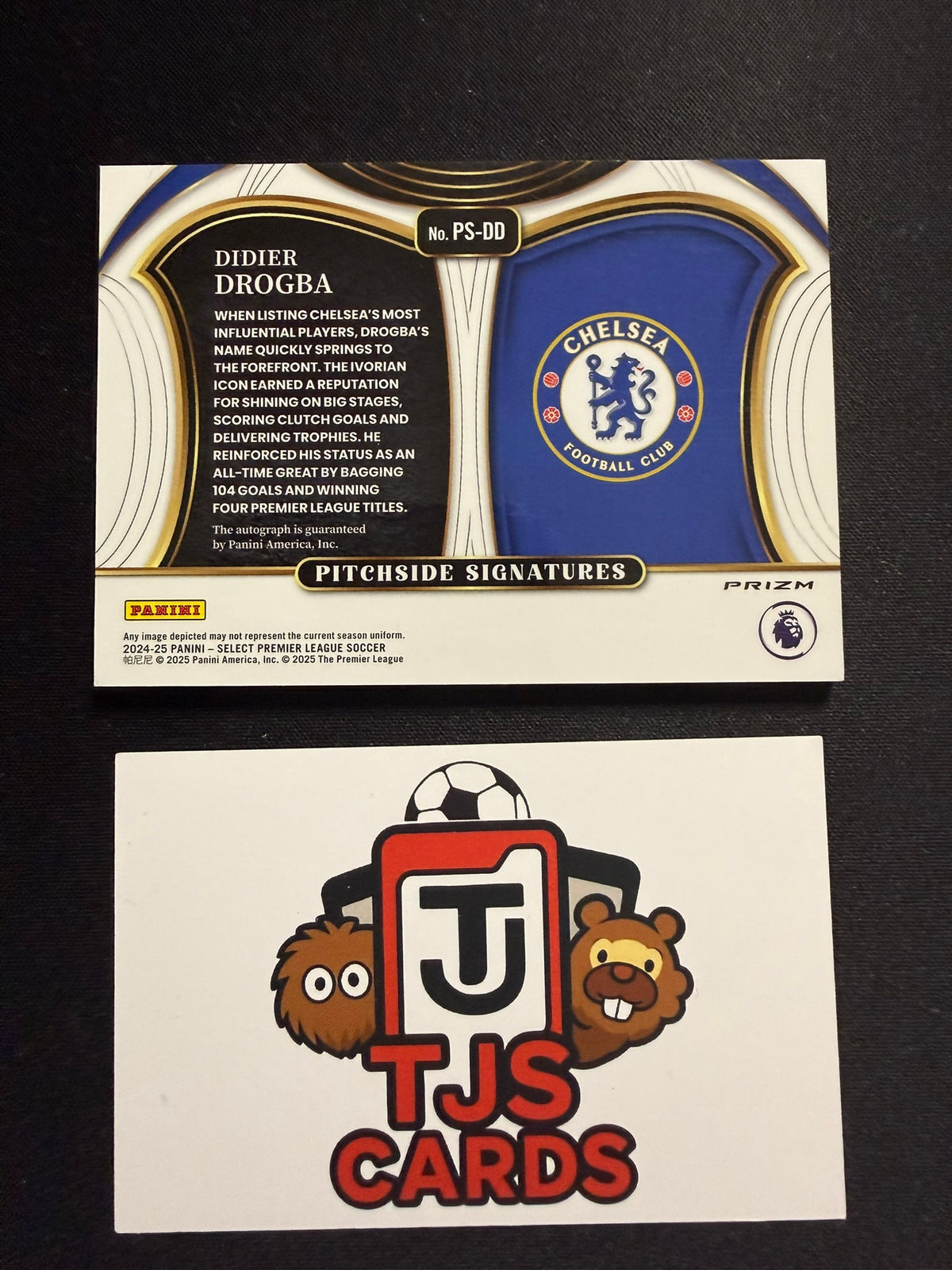 Didier Drogba - Blue Pulsar Auto - Panini Select Premier League 2024/25
