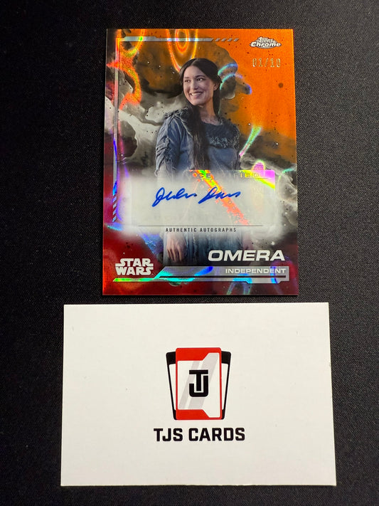 Omera / Julia Jones - Auto /10 - TOPPS Star Wars Chrome 2024