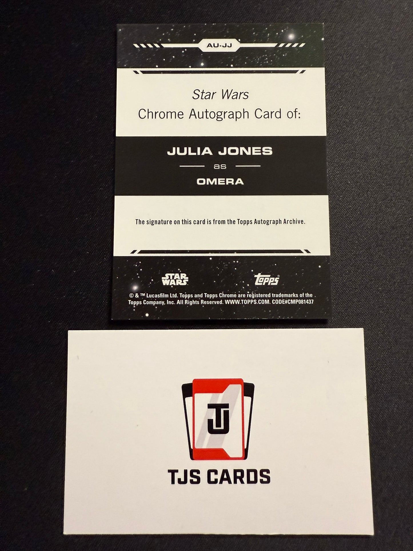 Omera / Julia Jones - Auto /10 - TOPPS Star Wars Chrome 2024