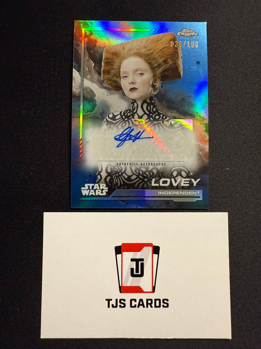 Lovey / Lily Cole - Auto /150 - TOPPS Star Wars Chrome 2024