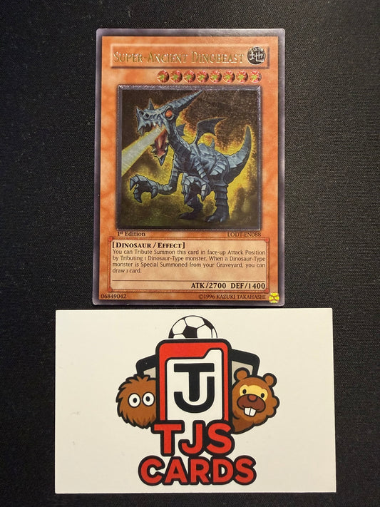 Super-Ancient Dinobeast - Ultimate Rare 1st Edition LODT-EN088 - MP - YuGiOh