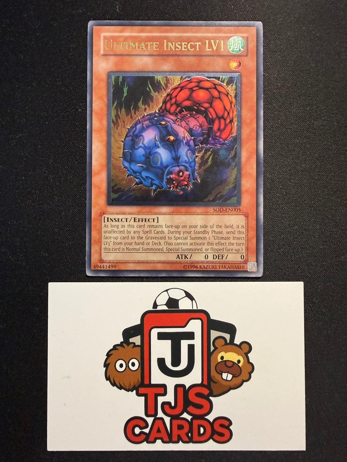 Ultimate Insect LV1 - Ultimate Rare SOD-EN005 - LP - YuGiOh