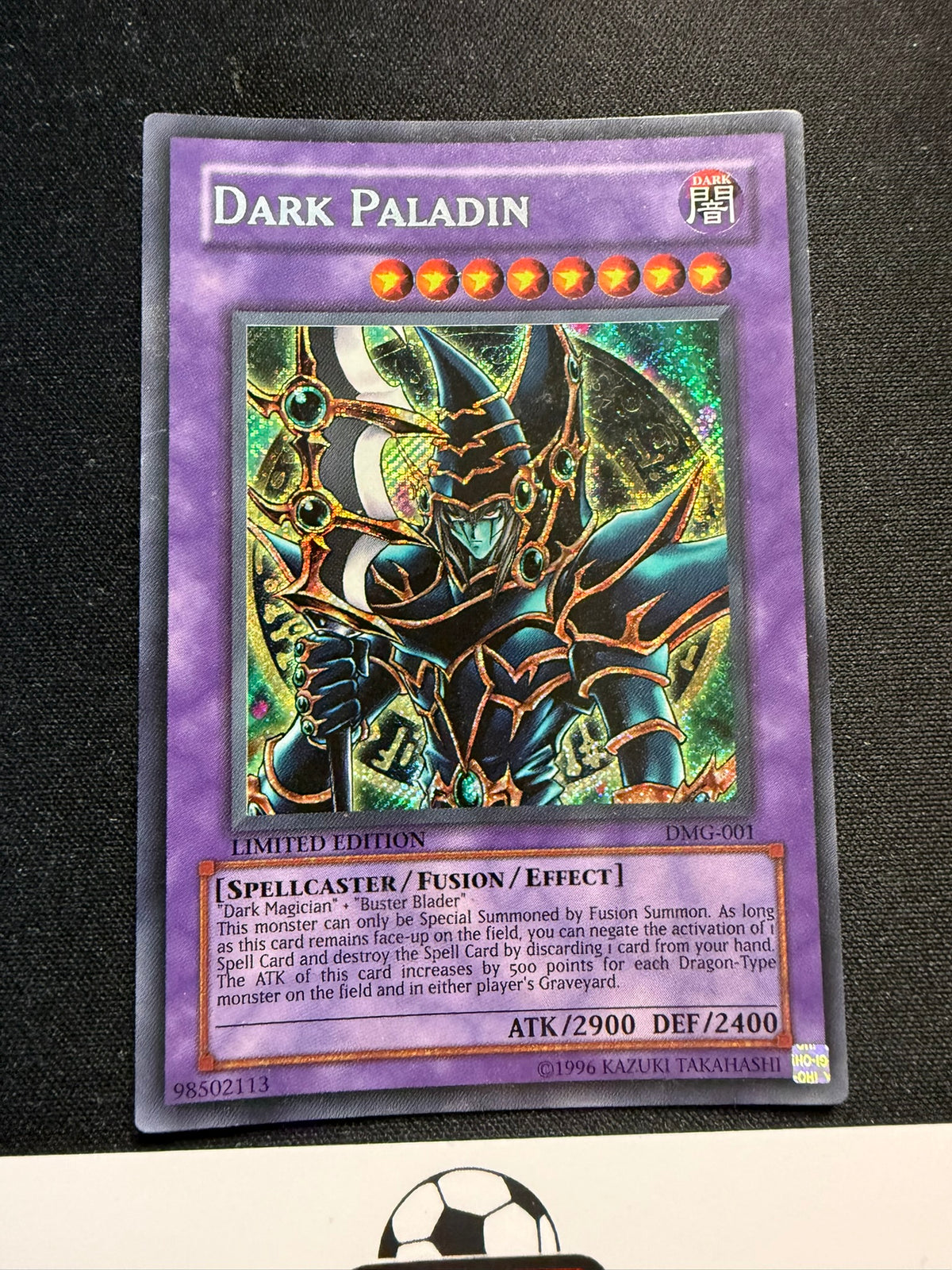 Dark Paladin - Secret Rare Limited Edition DMG-001 - MP - YuGiOh