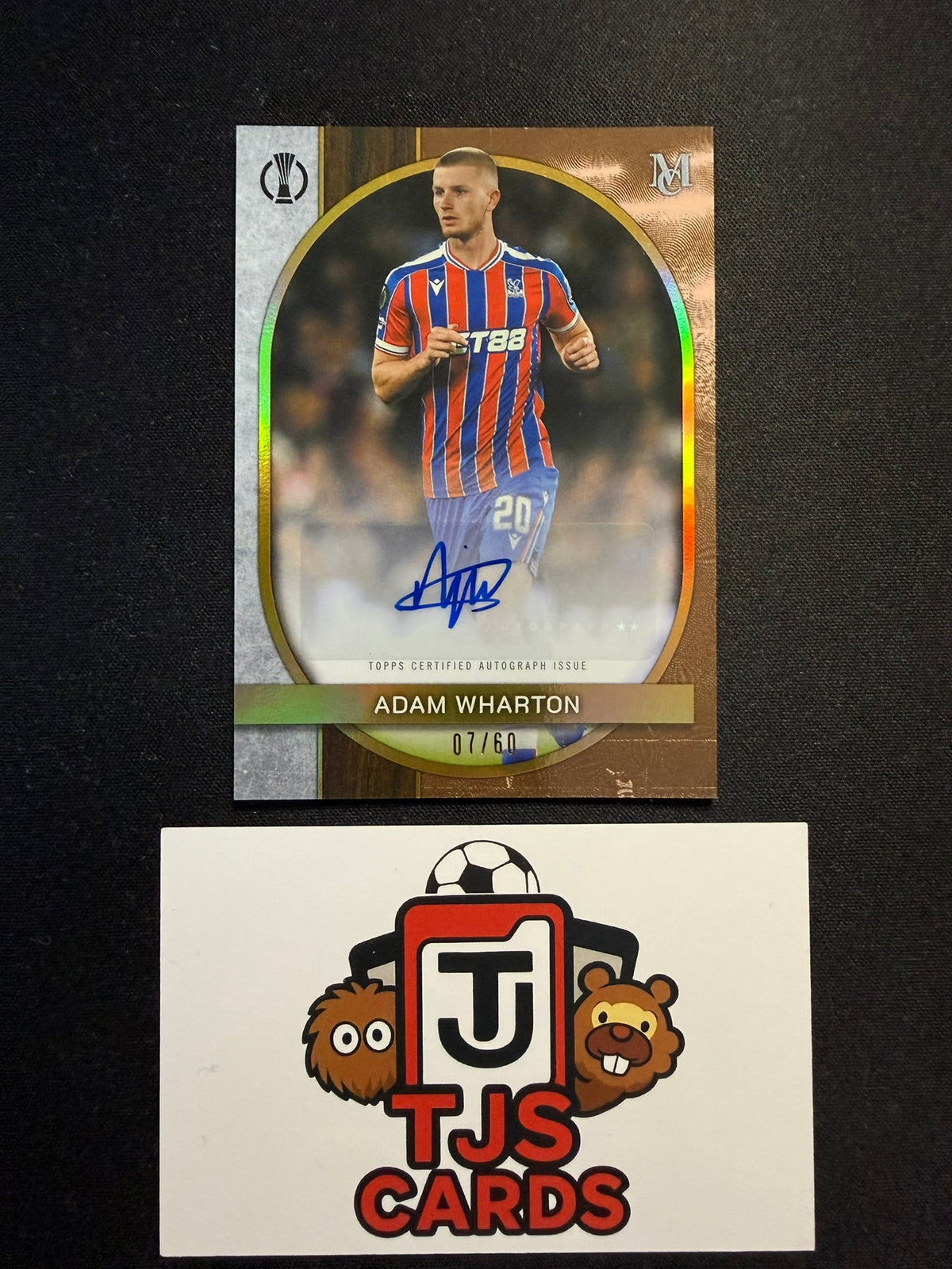 Adam Wharton - Citrine Archival Auto /60 - TOPPS Museum UCC 2025/26