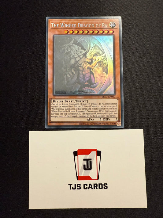 The Winged Dragon Of Ra - Ghost Rare LED7-EN000 - LP - YuGiOh
