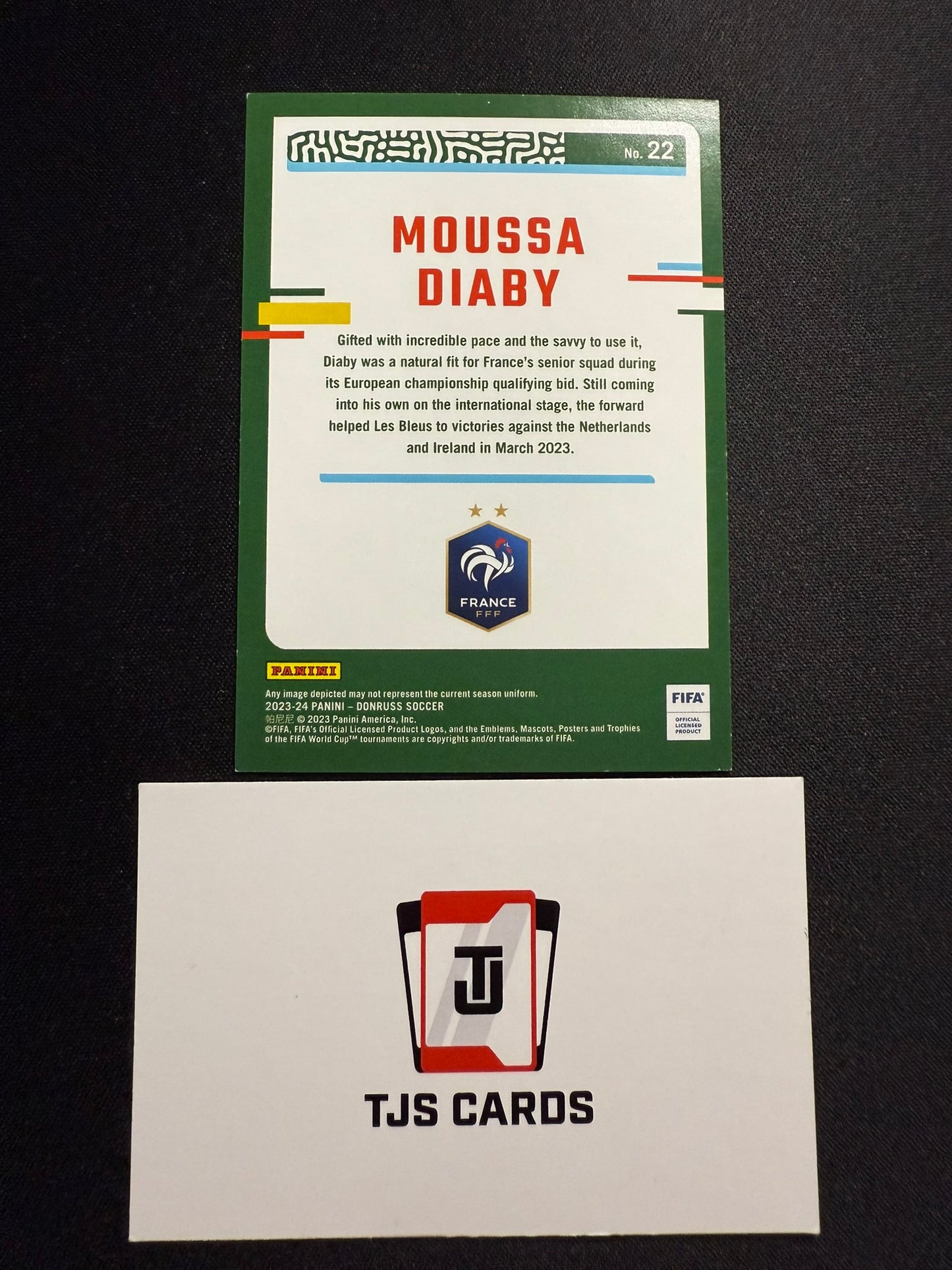 Moussa Diaby - Pink Diamond /25 - Panini Donruss 2023/24