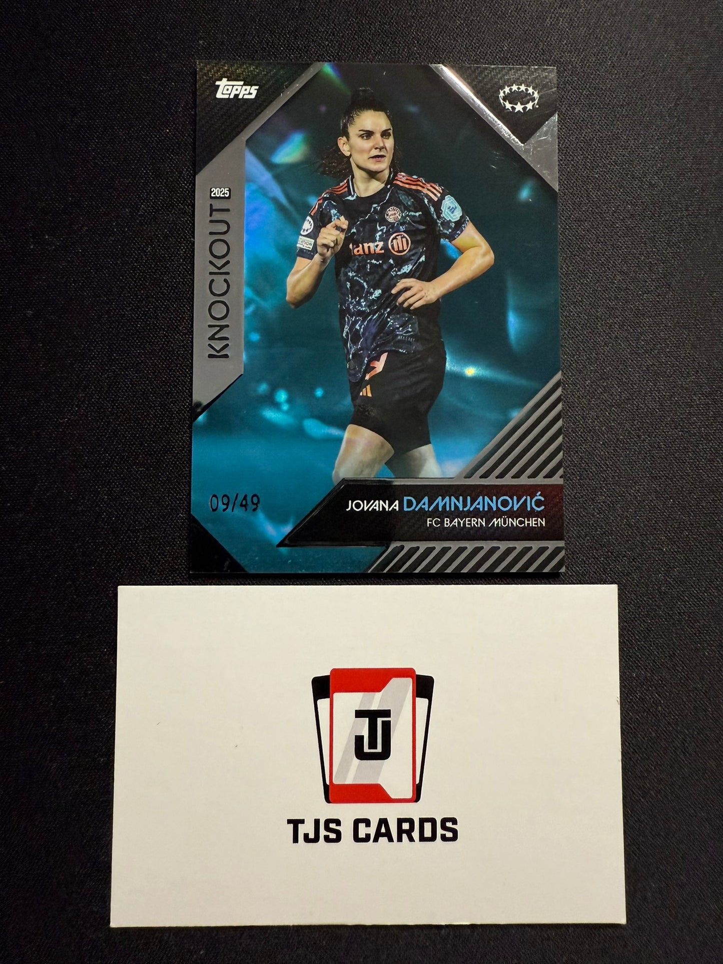 Jovana Damnjanovic - Blue /49 - TOPPS UWCL Knockout 2024/25
