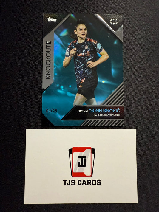 Jovana Damnjanovic - Blue /49 - TOPPS UWCL Knockout 2024/25