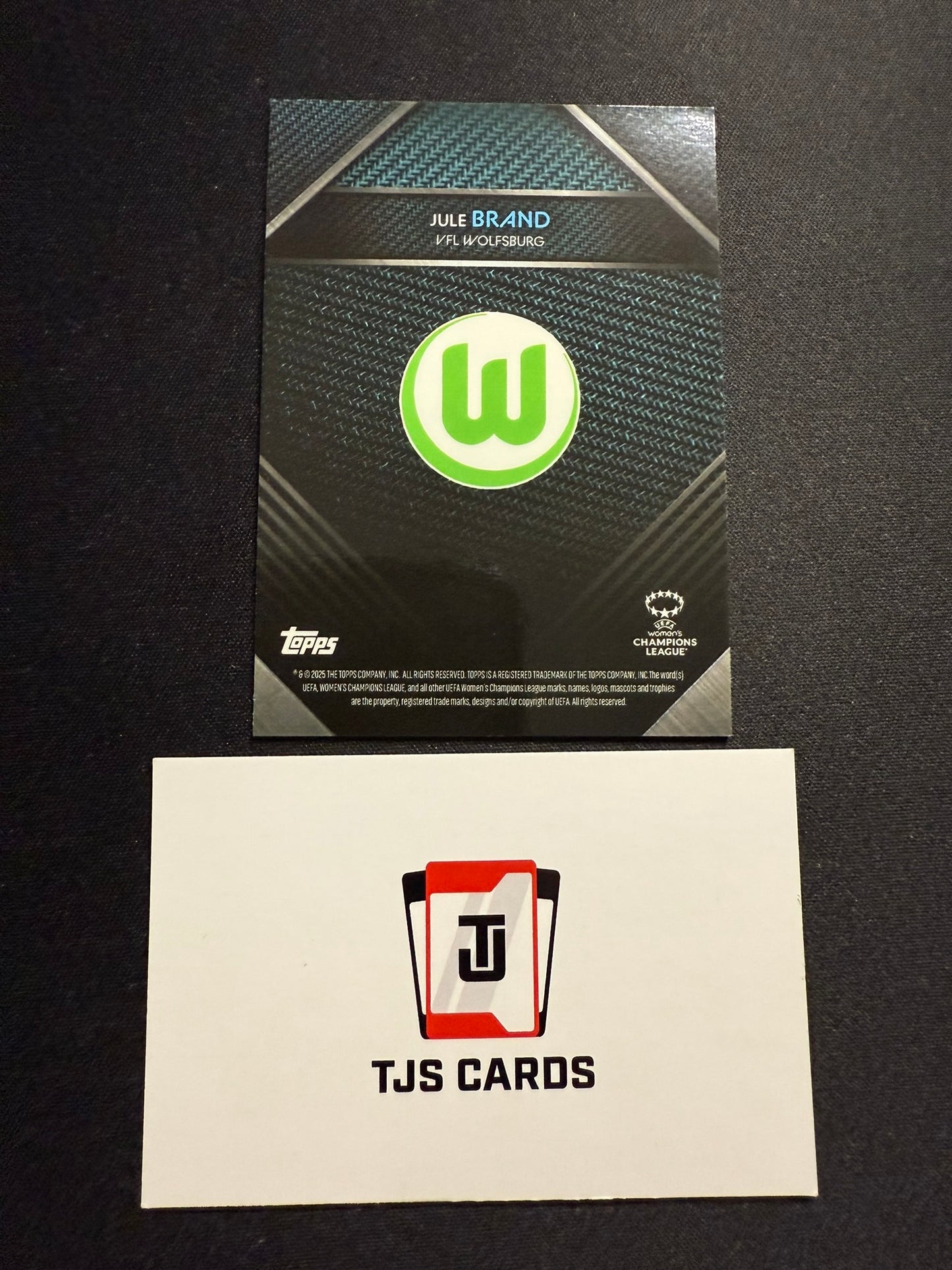 Jule Brand - Blue /49 - TOPPS UWCL Knockout 2024/25