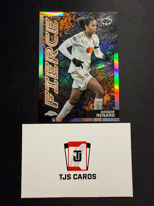 Wendie Renard - Fierce Case Hit - TOPPS Chrome UWCL 2023/24