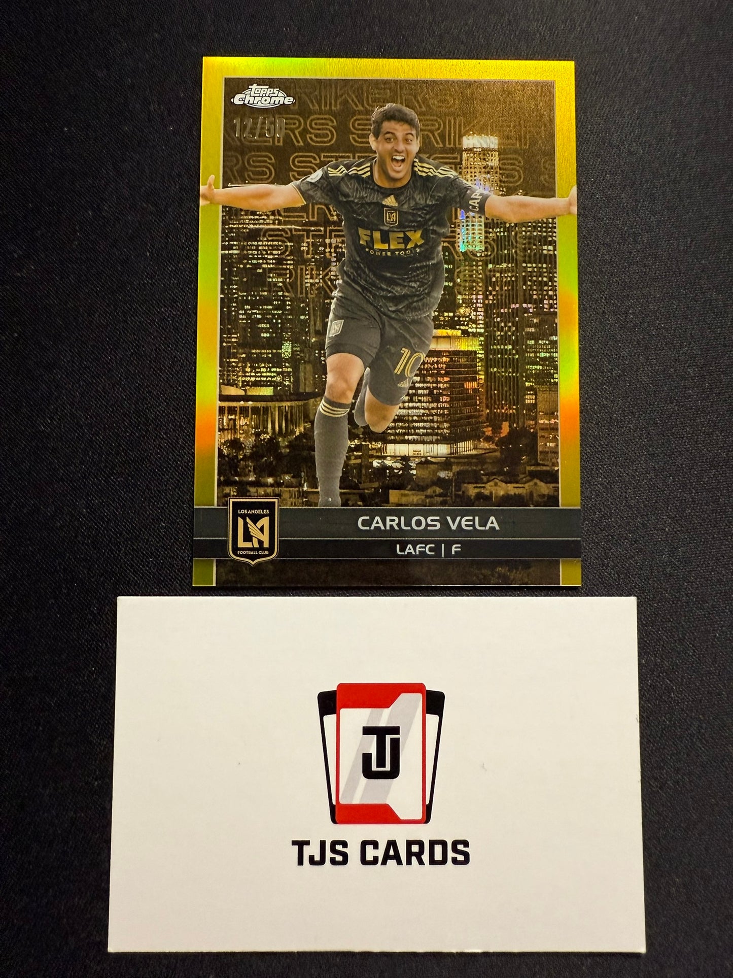 Carlos Vela - Gold Big City Strikers /50 - TOPPS Chrome MLS 2023