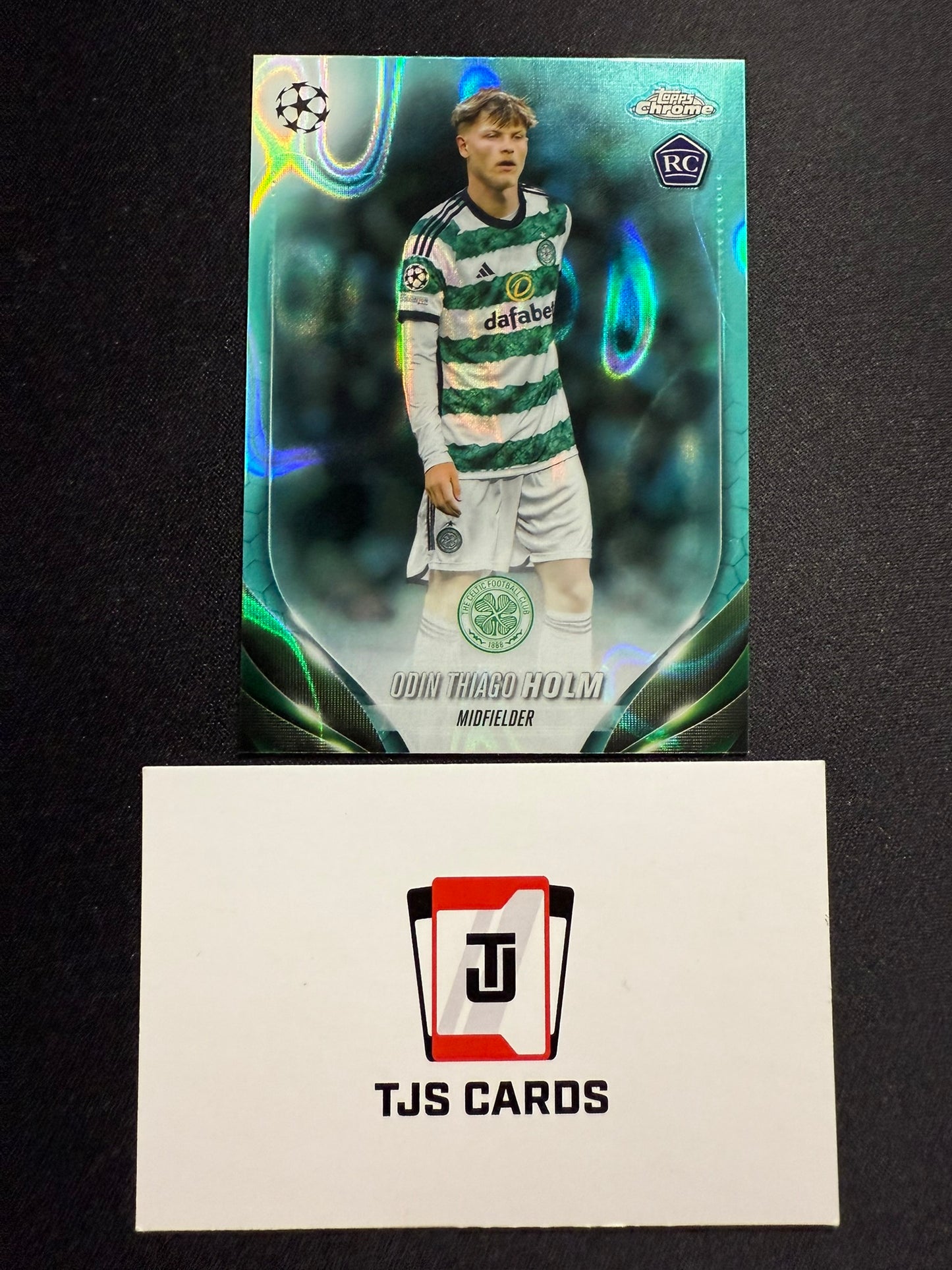 Odin Thiago Holm - Rookie Aqua Lava - TOPPS UCC Chrome 2023/24