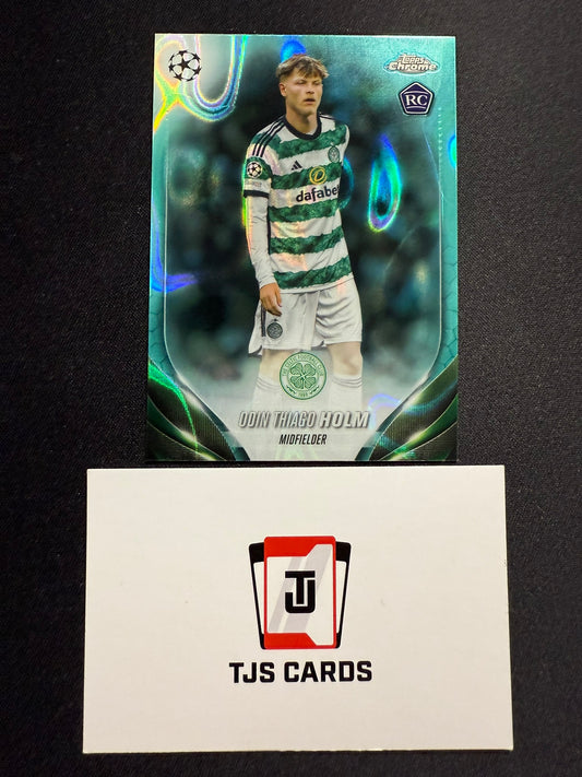 Odin Thiago Holm - Rookie Aqua Lava - TOPPS UCC Chrome 2023/24