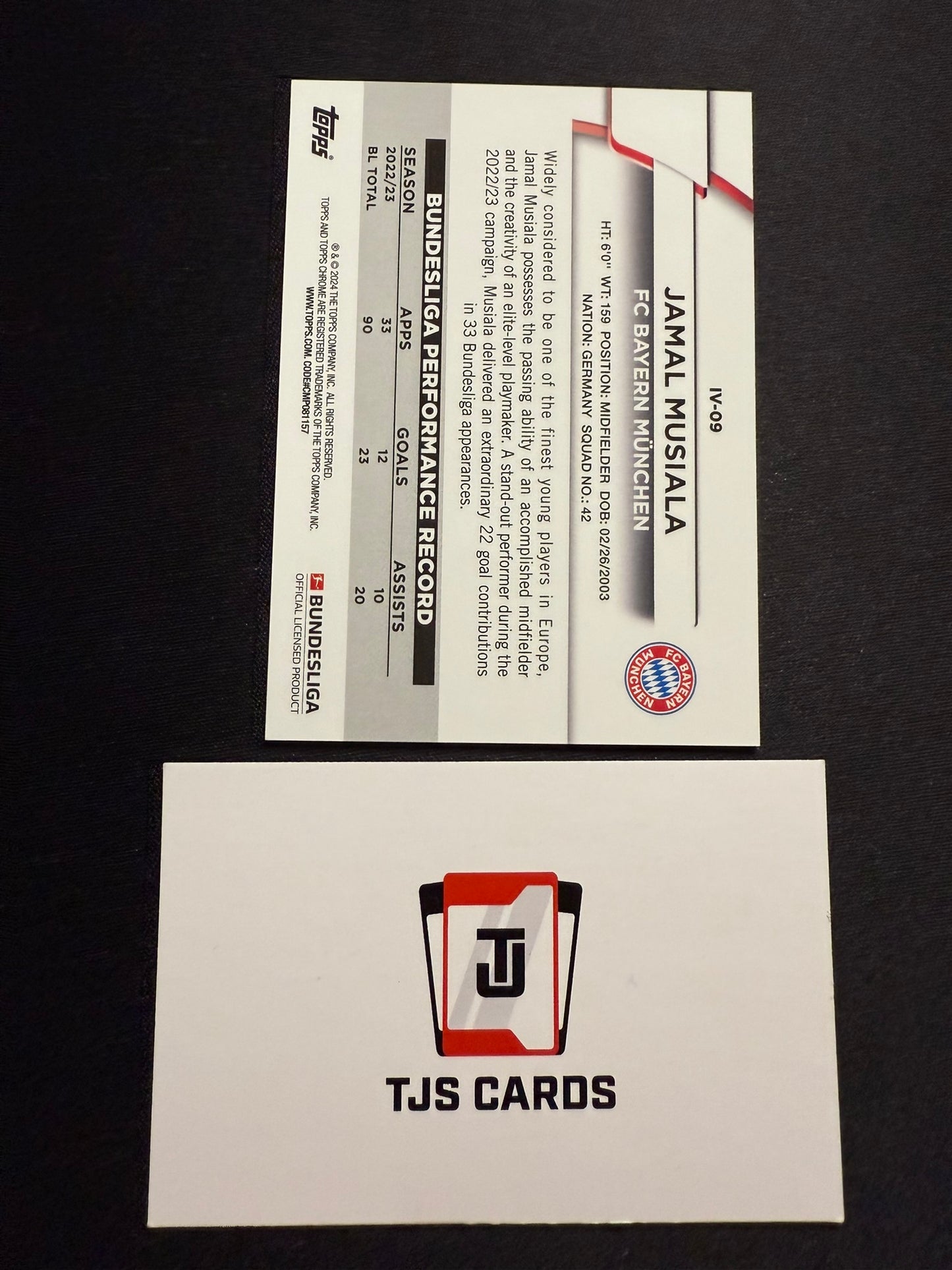 Jamal Musiala - Image Variation - TOPPS Bundesliga Sapphire 2023/24