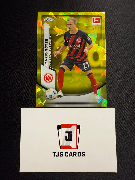 Mario Gotze - Yellow Image Variation /75 - TOPPS Bundesliga Sapphire 2023/24