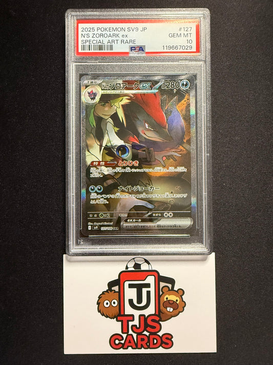 N's Zoroark ex - PSA 10 - 127/100 sv9 Battle Partners - Pokemon