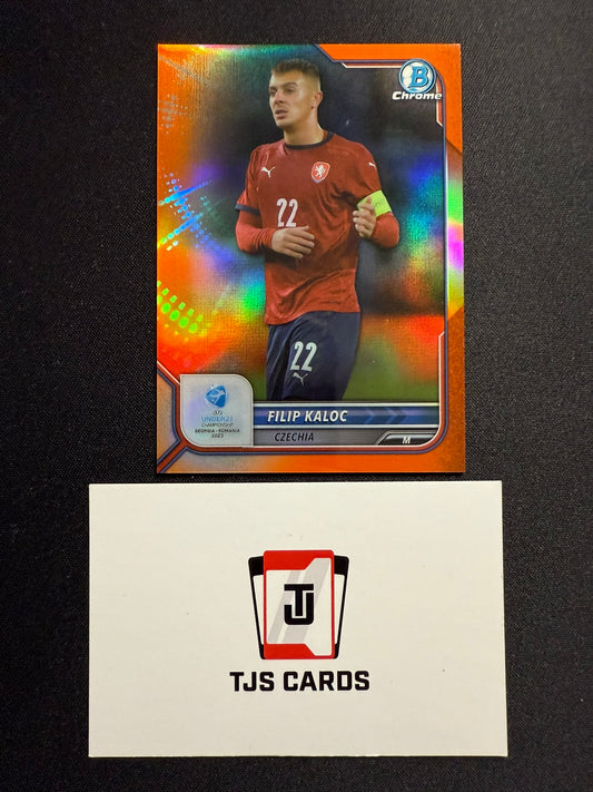 Filip Kaloc - Orange /75 - TOPPS Bowman UEFA EURO U21 2023