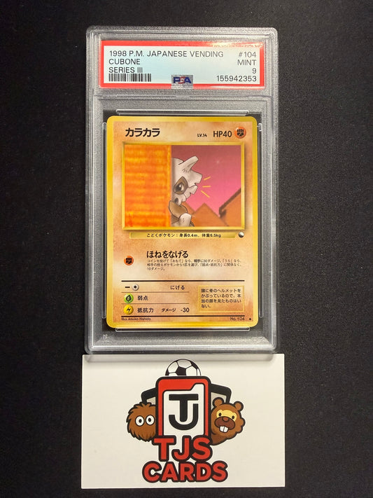 Cubone - PSA 9 - Vending Series III 104 - Pokemon