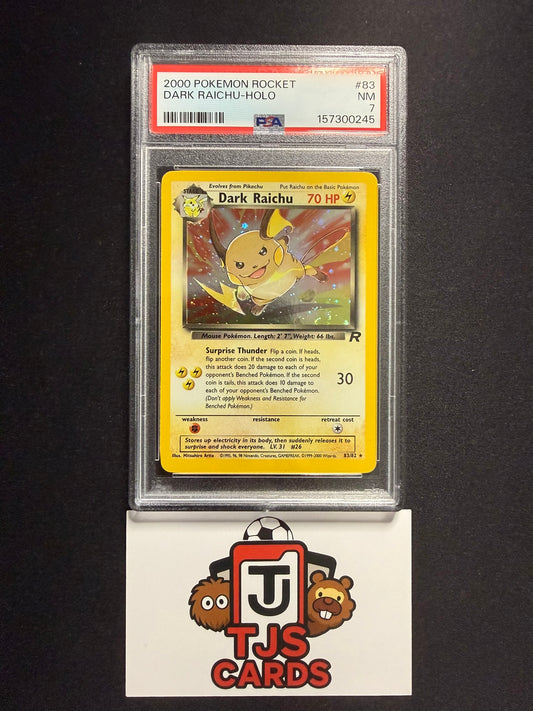Dark Raichu - PSA 7 - Secret Rare Holo Rocket 83/82 - Pokemon