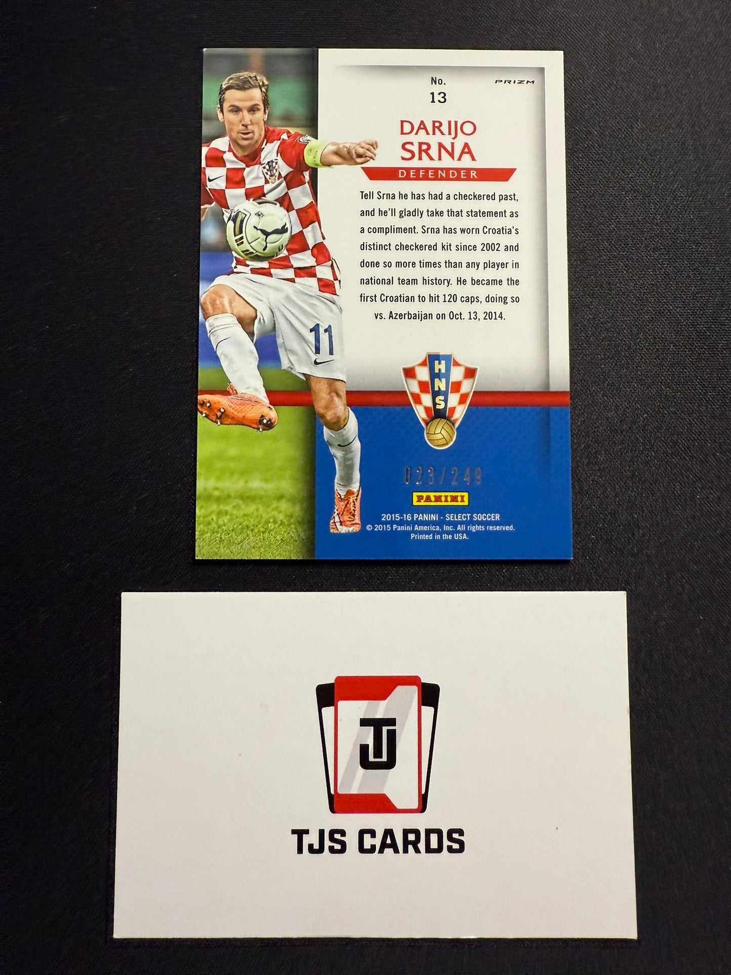 Darijo Srna - National Pride Camo /249 - Panini Select 2015/16