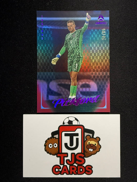 Jordan Pickford - Pink /85 - Panini Luminance England 2026