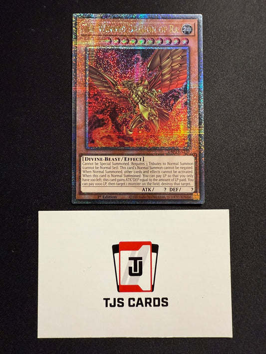 The Winged Dragon Of Ra - Quarter Century Secret Rare 1st RA03-EN137 - YuGiOh