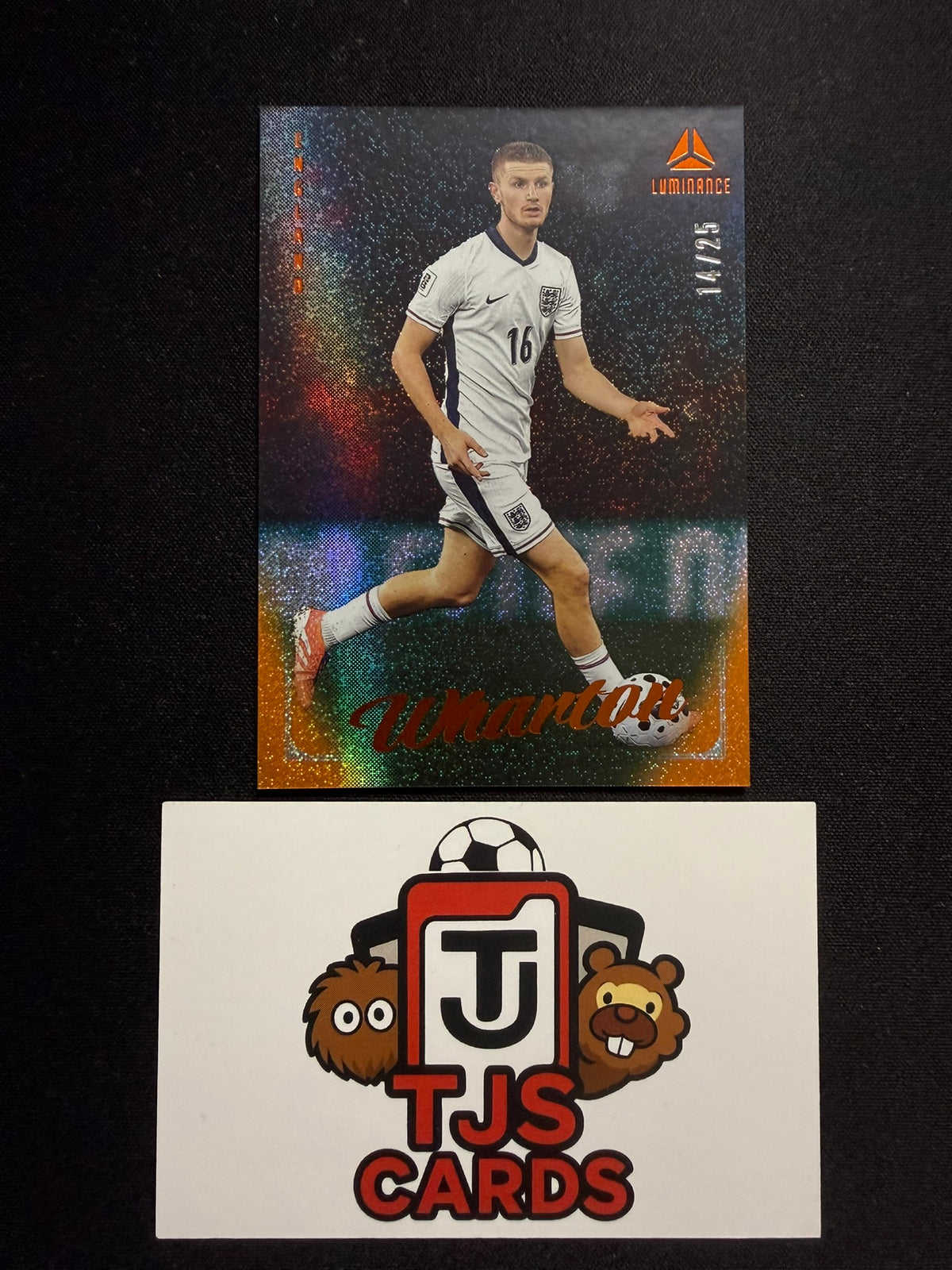 Adam Wharton - Orange /25 - Panini Luminance England 2026