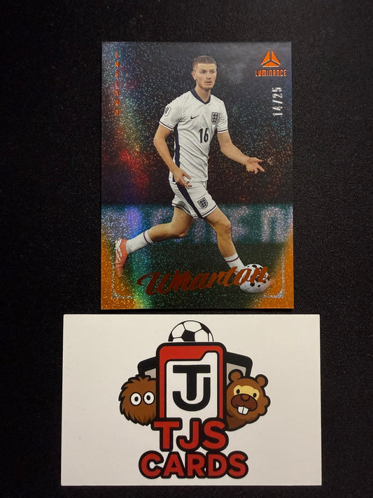 Adam Wharton - Orange /25 - Panini Luminance England 2026