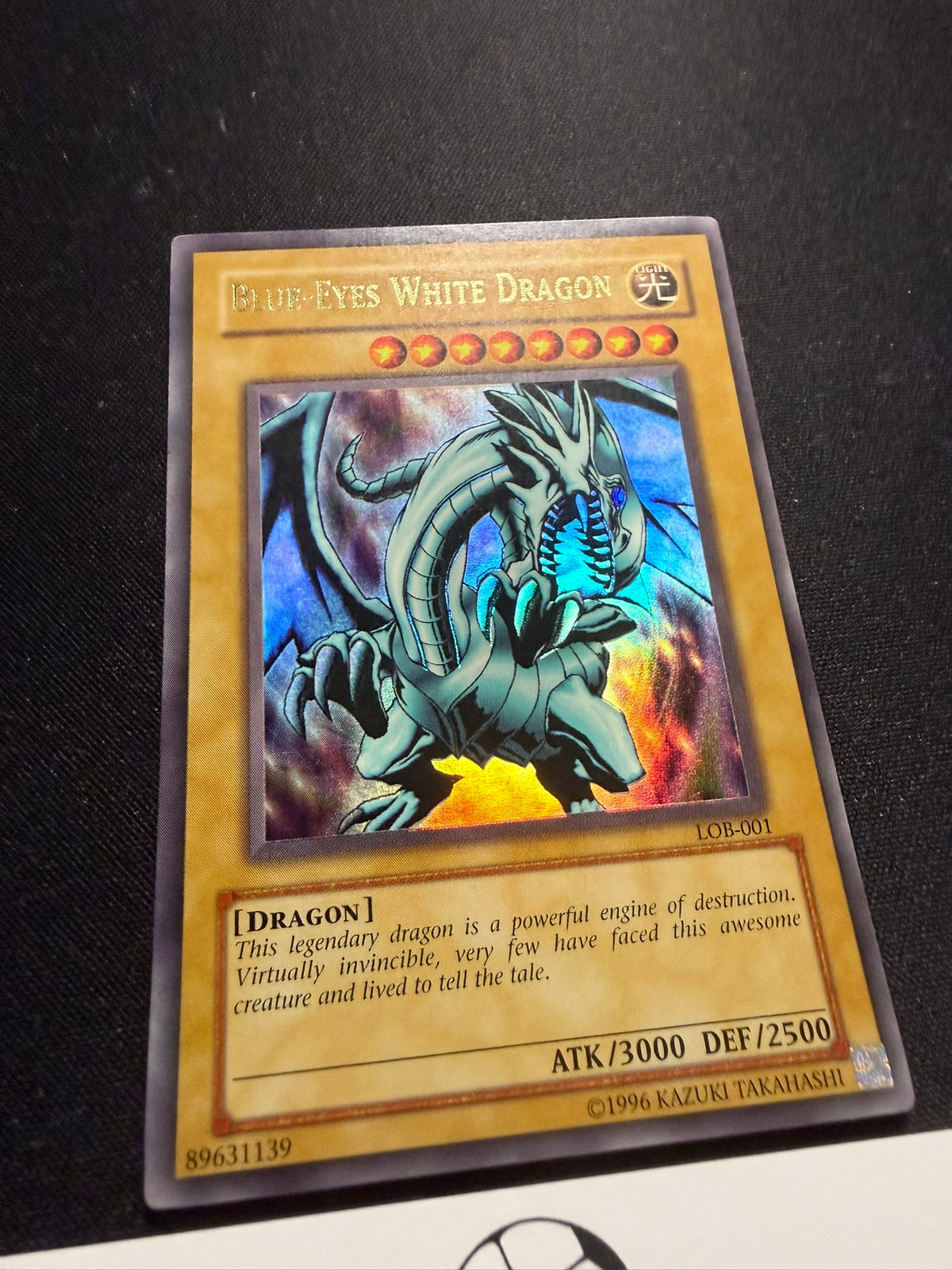 Blue-Eyes White Dragon - Ultra Rare LOB-001 - MP - YuGiOh