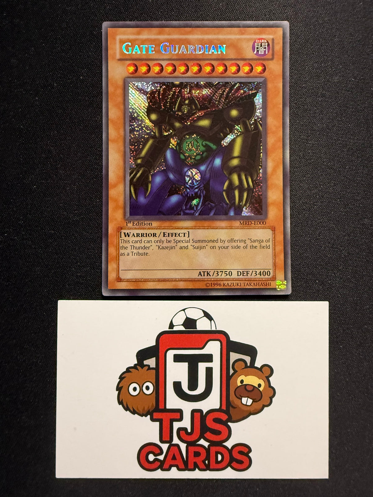 Gate Guardian - Reverse Secret Rare 1st Edition MRD-E000 - MP - YuGiOh