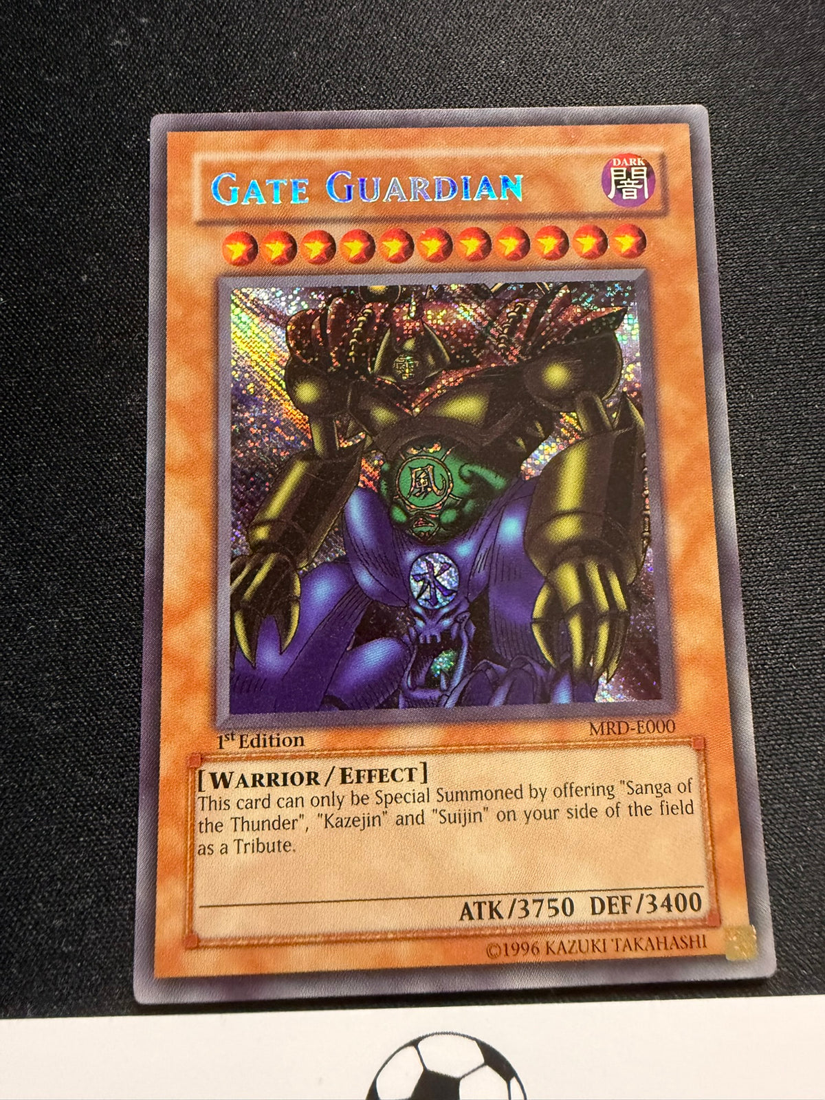 Gate Guardian - Reverse Secret Rare 1st Edition MRD-E000 - MP - YuGiOh