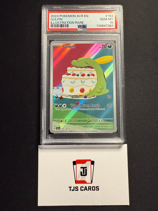 Gulpin - PSA 10 - Stellar Crown 154/142 - Pokemon
