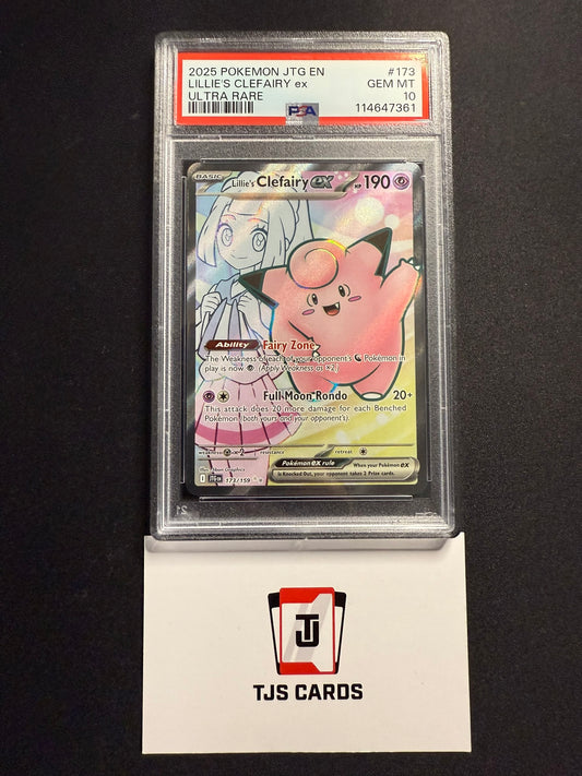 Lillie's Clefairy ex - PSA 10 - Journey Together 173/159 - Pokemon