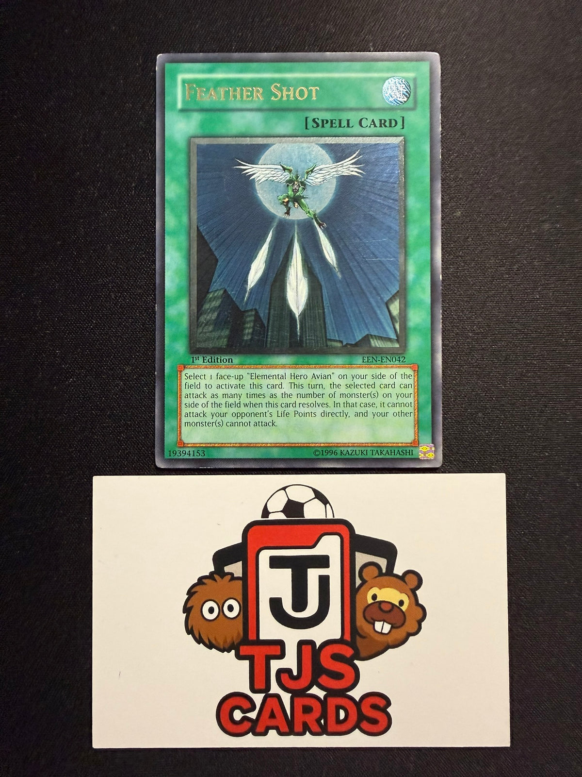 Feather Shot - Ultimate Rare 1st Edition EEN-EN042 - MP - YuGiOh