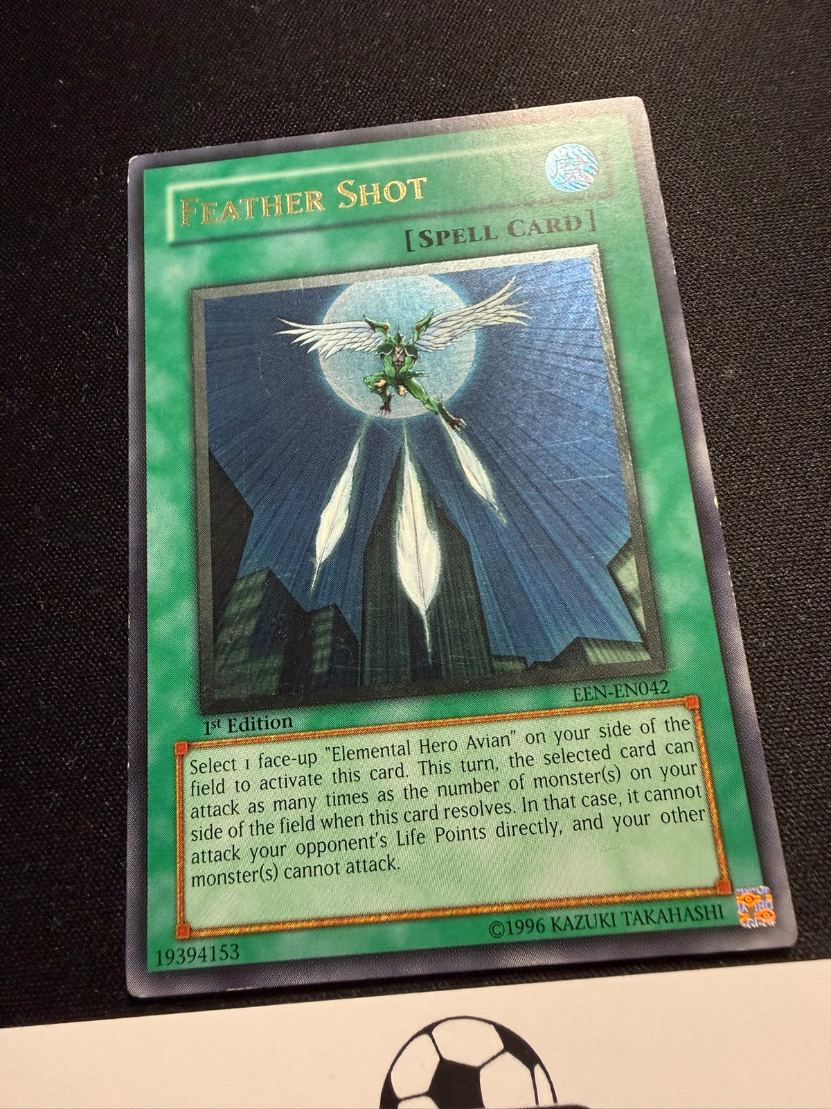 Feather Shot - Ultimate Rare 1st Edition EEN-EN042 - MP - YuGiOh
