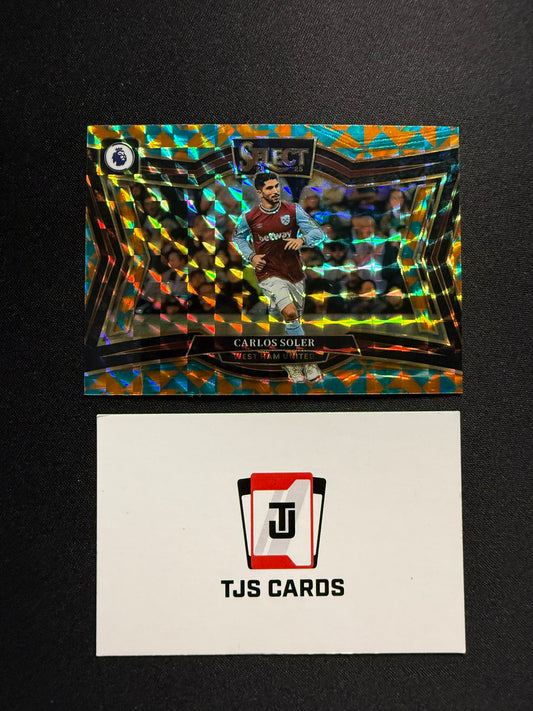 Carlos Soler - Tessellation /15 - Panini Select Premier League 2024/25
