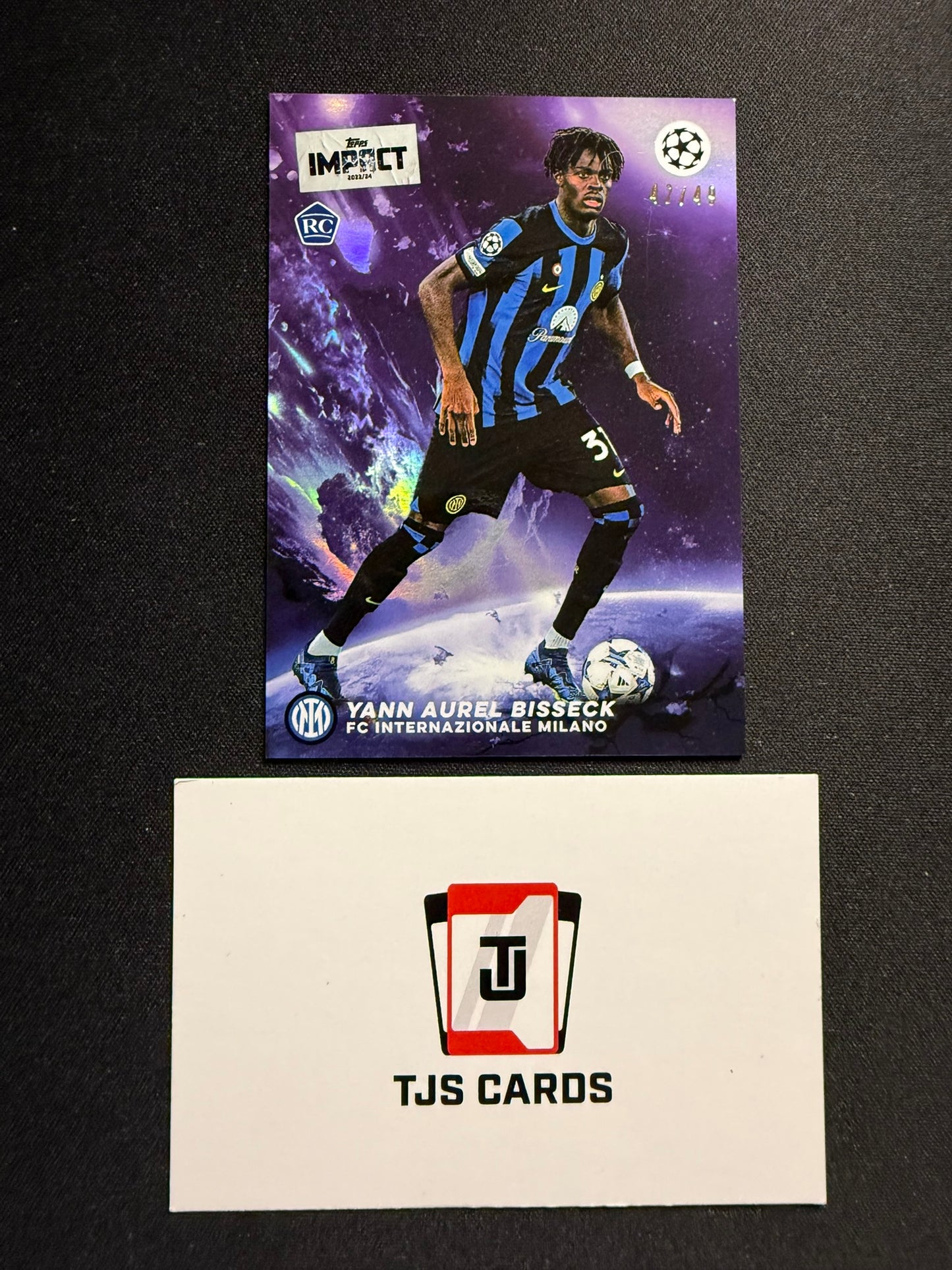 Yann Bisseck - Rookie Purple /49 - TOPPS UCC Impact 2023/24