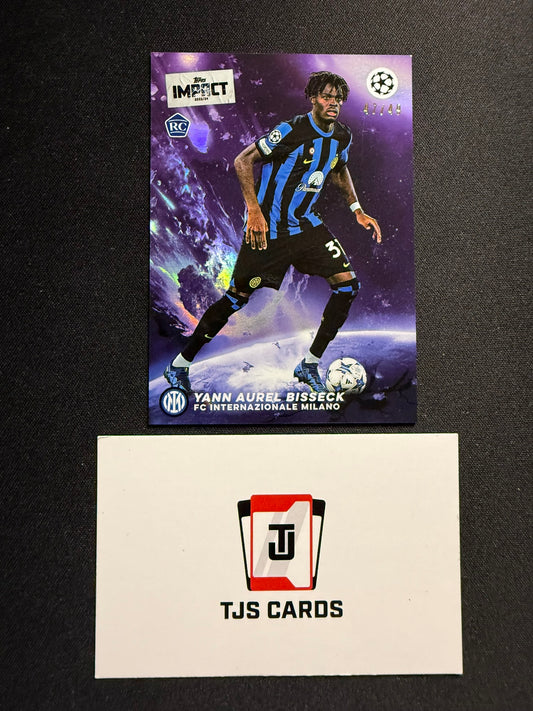 Yann Bisseck - Rookie Purple /49 - TOPPS UCC Impact 2023/24