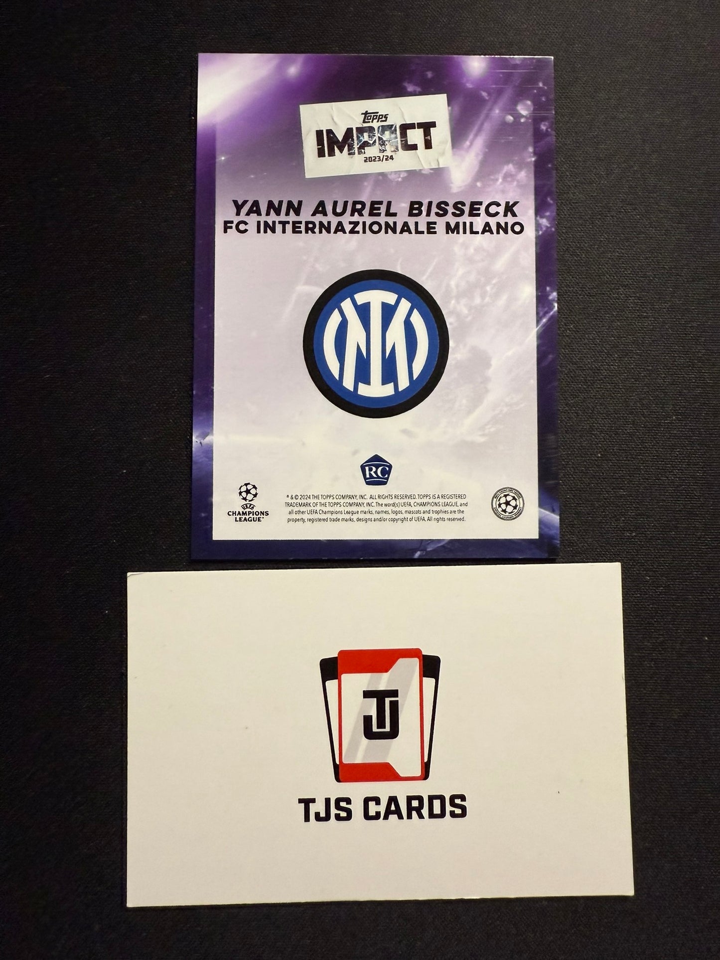 Yann Bisseck - Rookie Purple /49 - TOPPS UCC Impact 2023/24